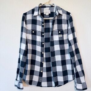 RALPH LAUREN✨Rare✨ Men’s Blue and White Plaid Button-Up Shirt Size S